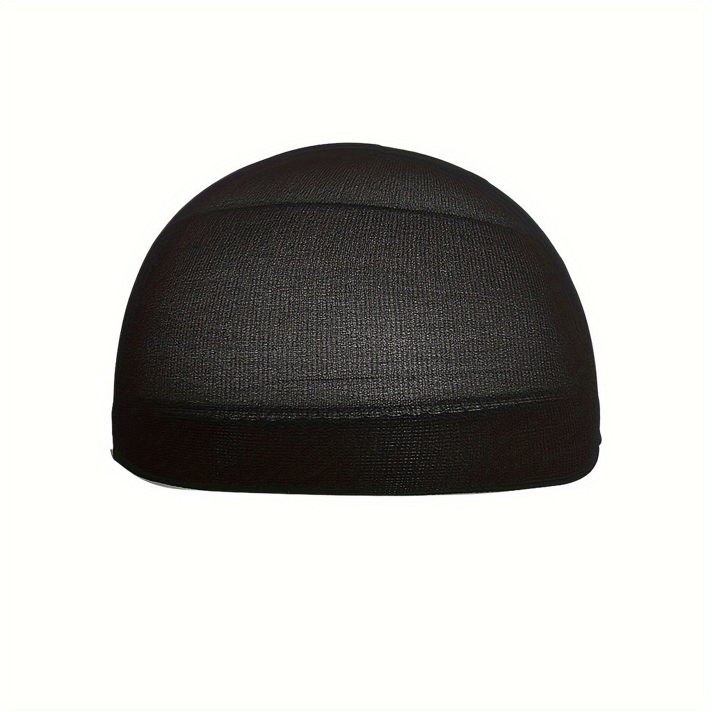 4pcs Black Wig Caps for Women Men, Nylon Hair Caps for Wig